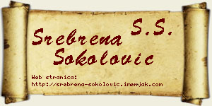 Srebrena Sokolović vizit kartica